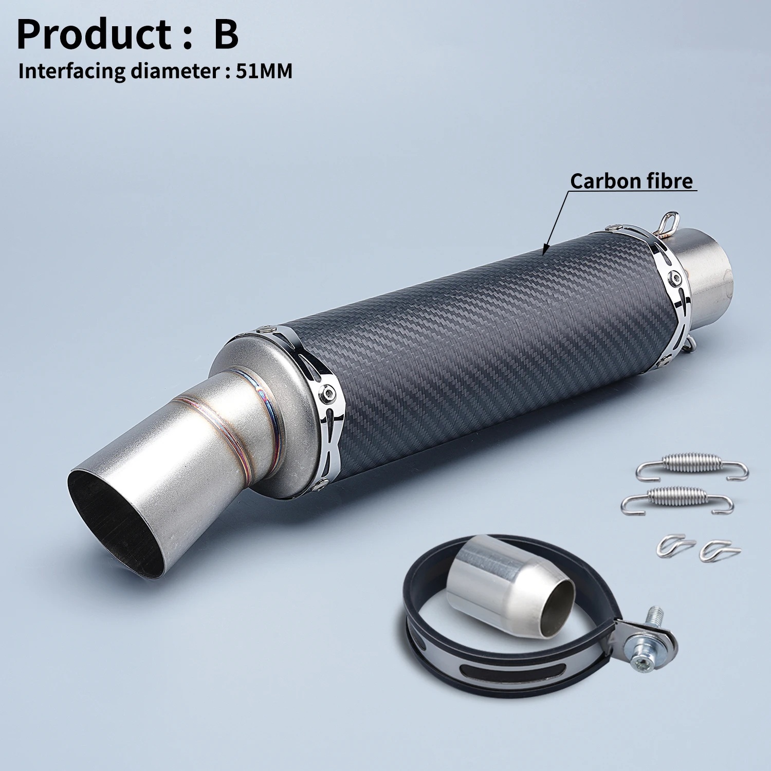 motorcycle full exhaust system Motorrad-Vollauspuffanlage
