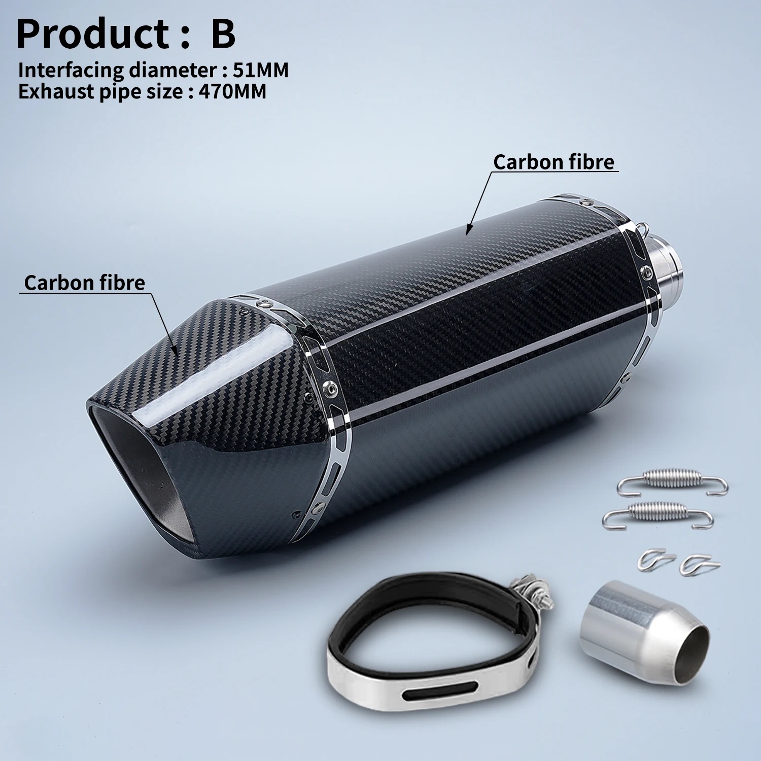 exhaust pipe for motorcycle צינור פליטה לאופנוע