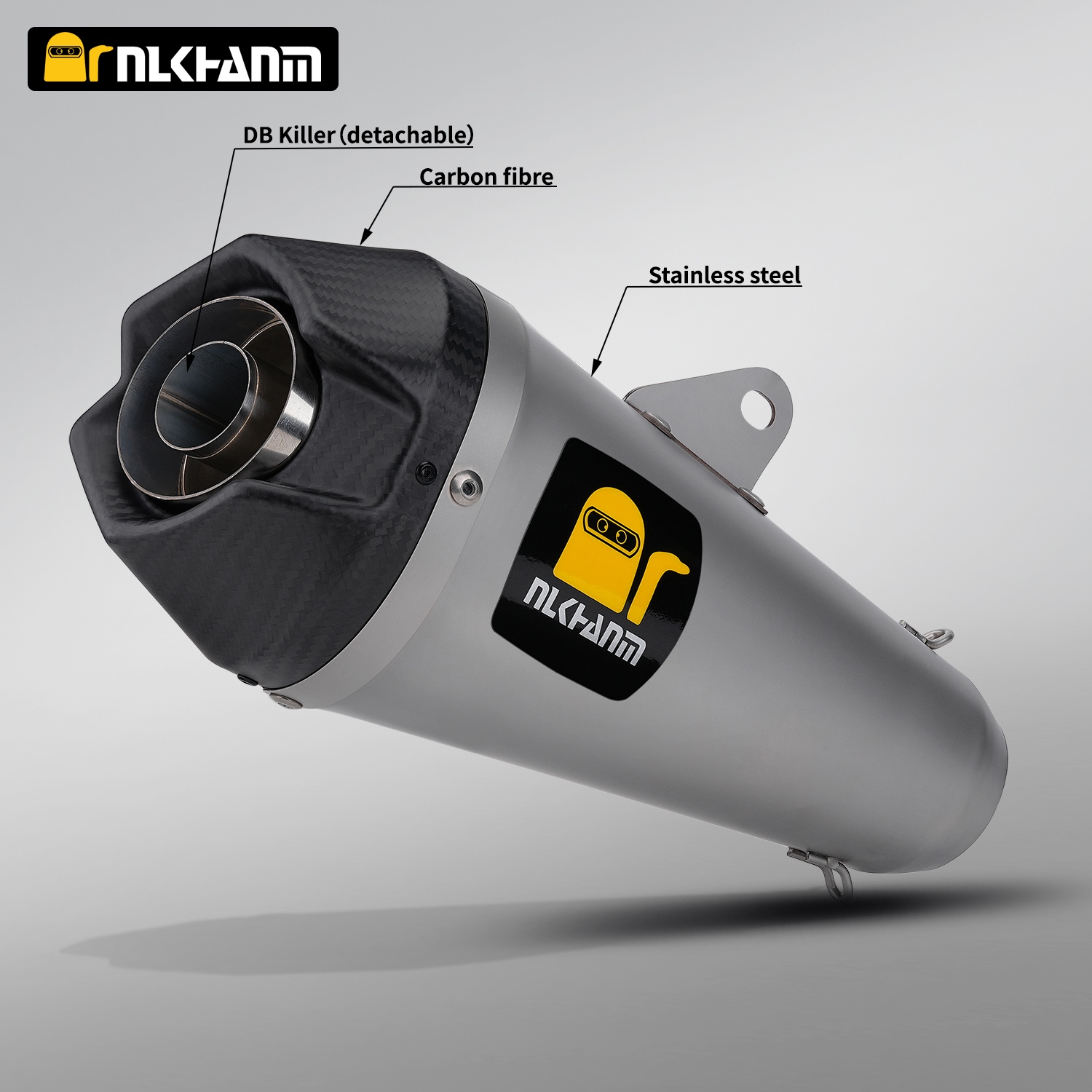 Motorcycle Exhaust System Muffler Мотоцикл шығару жүйесінің дыбысты өшіргіші