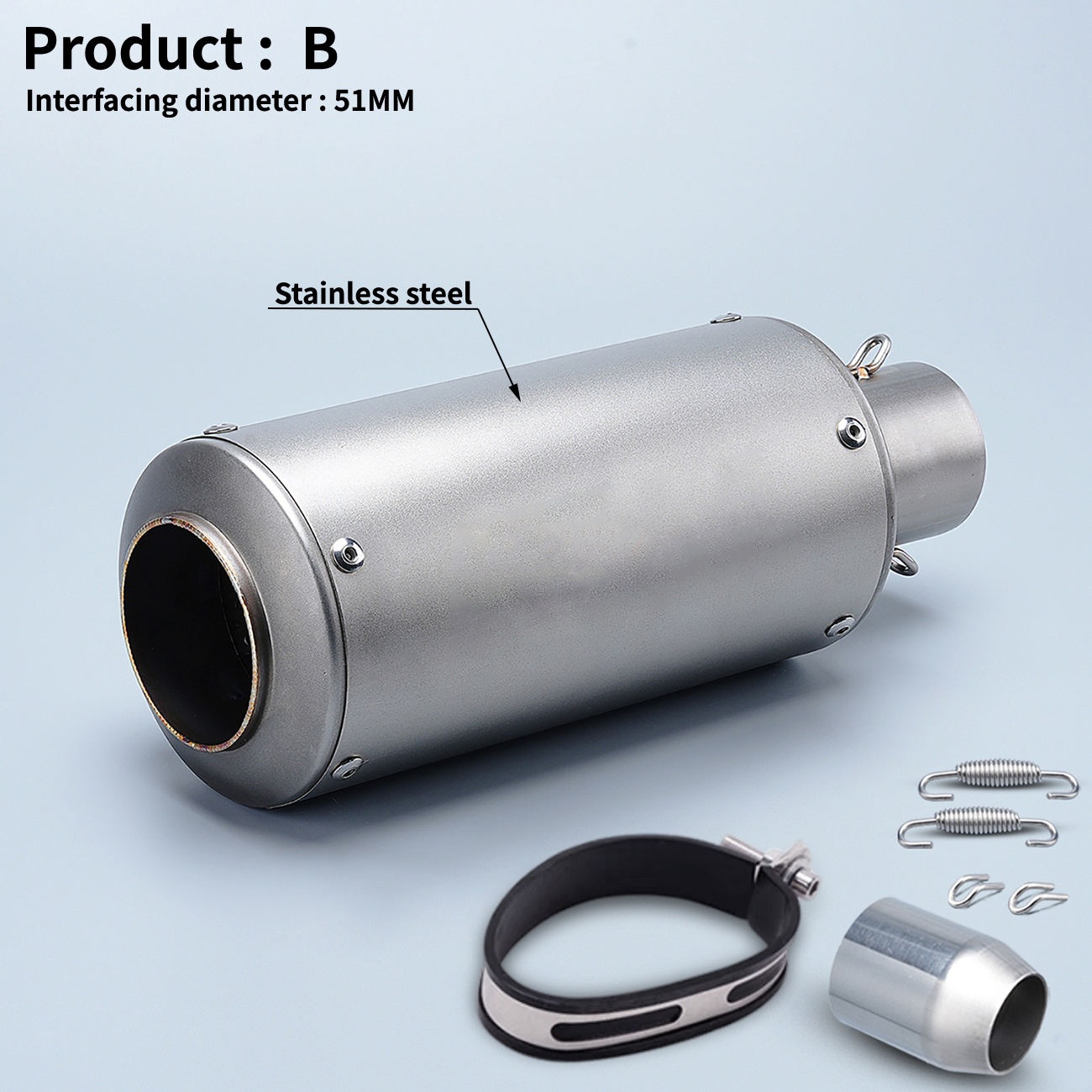 loud exhaust muffler høj lyddæmper