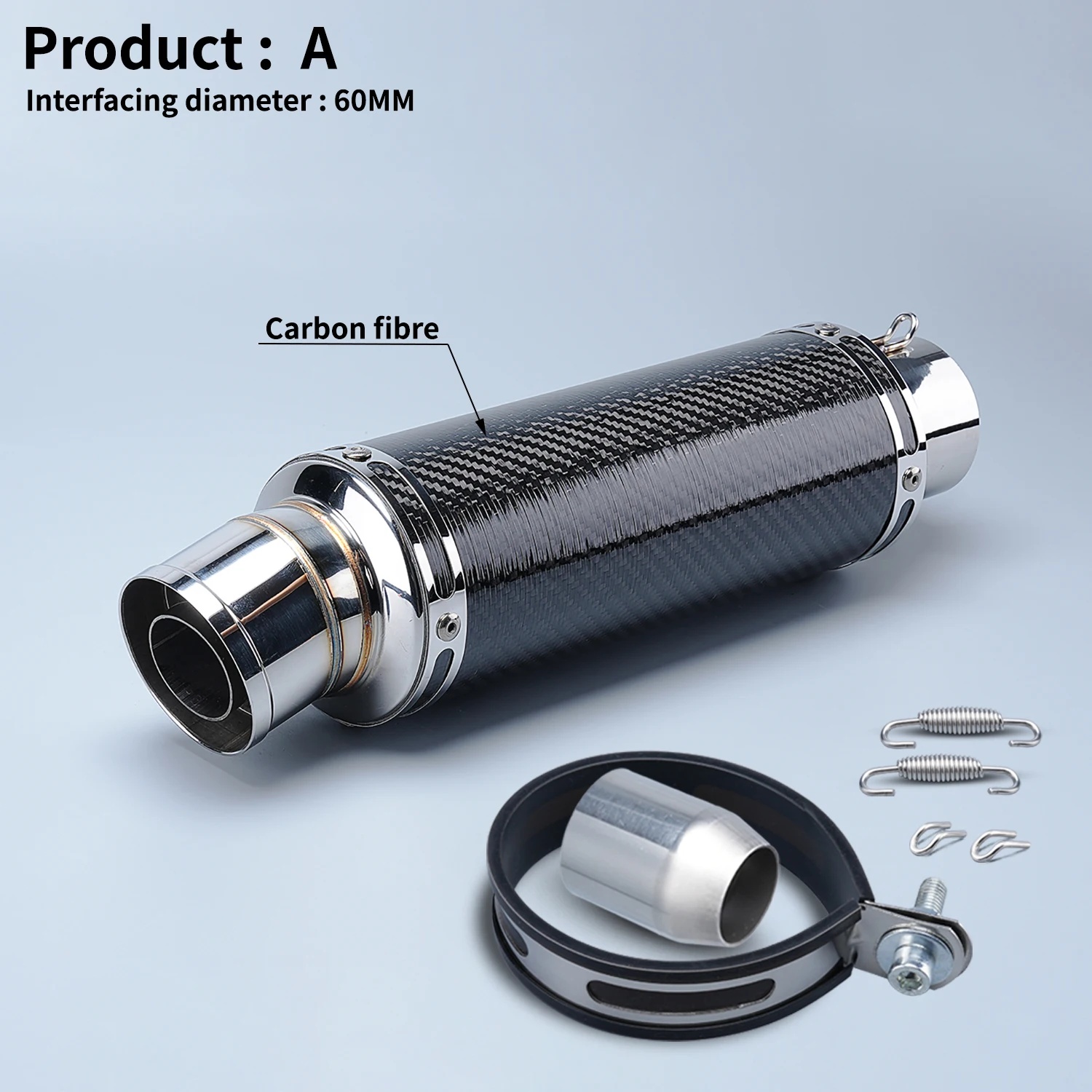 Modified Motorcycle Exhaust Muffler Gemodifiseerde motorfiets uitlaatdemper