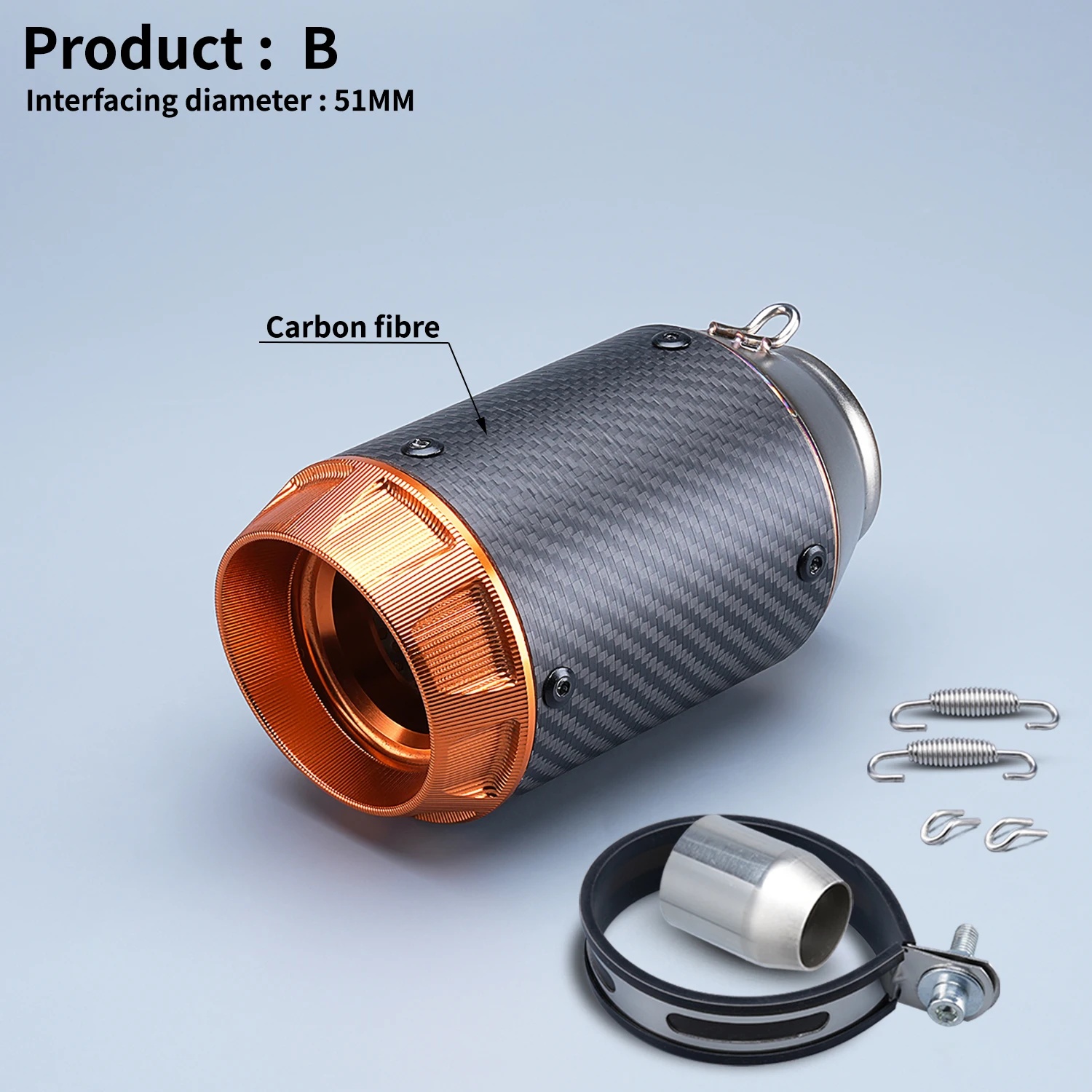 motorcycle exhaust pipe silencer глушыцель выхлапной трубы матацыкла