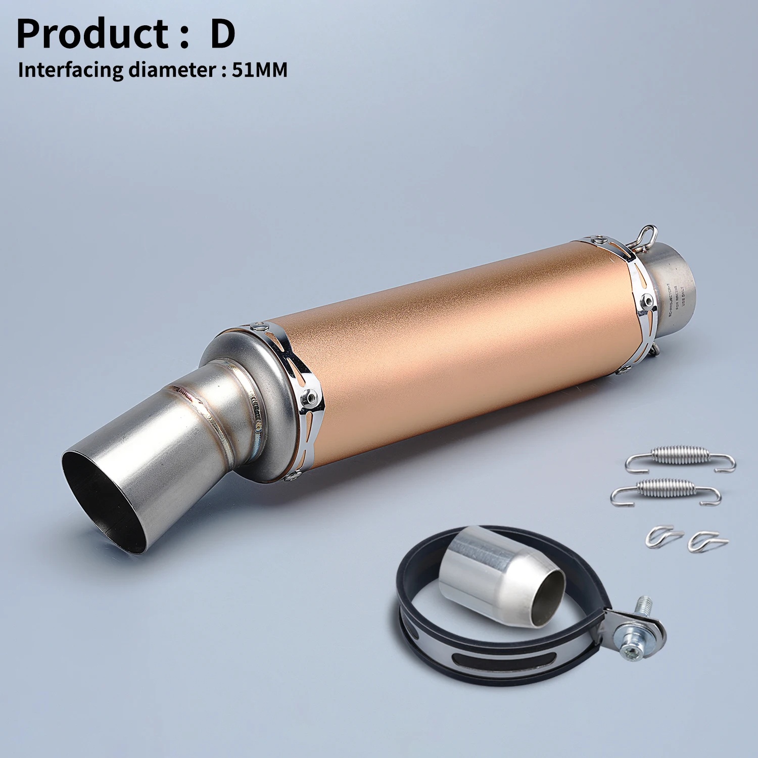 Modified Motorcycle Exhaust Muffler Modifizierter Motorrad-Auspuffschalldämpfer
