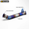 Duke 690 Mid Pipe Bagong Slip-On Exhaust Pipe Connect para sa KTM DUKE690 2012-2017 Compatible sa 2013 2014 2015 2016 2017 na Mga Modelo