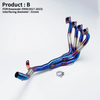 Novum 51mm Ferro Labi-De Motorcycle Exhaurienda Effugere Plena Ratio Muffler Header Front Link Pipe Compatible Z900 A2 35KW 70KW