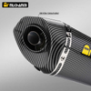AK Escape Muffler SV650 Motorcycle Exhaust System Modification Mid Link ສໍາລັບ Suzuk SV650 2016-2024 ສະພາບໃຫມ່