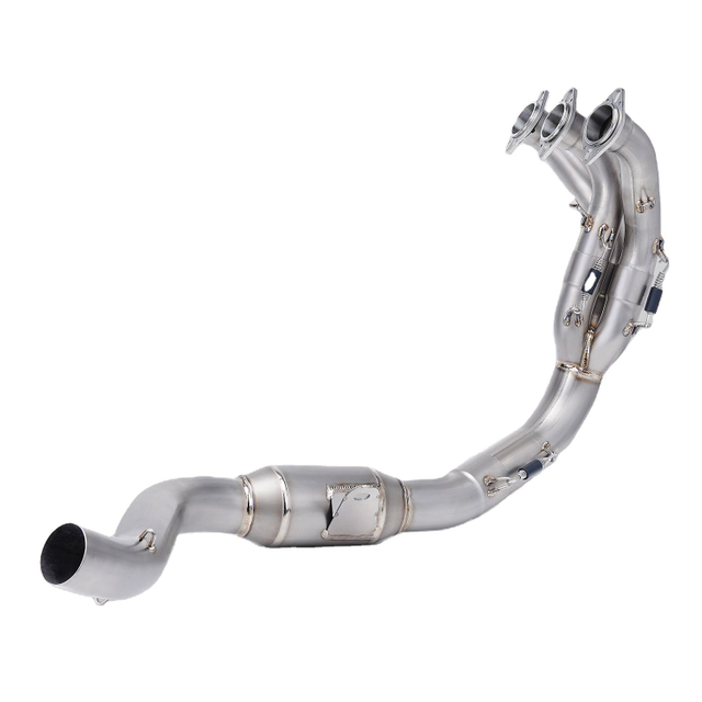 Yama MT-09 FZ-09 হেডার 2021-2023 টাইটানিয়াম অ্যালয় মোটরসাইকেল এক্সহস্ট সিস্টেম স্লিপের জন্য A1 লিঙ্ক পাইপ MT09 এক্সহাস্ট FZ09 মাফলার