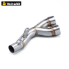 Silenziatore di scarico in acciaio inossidabile per Yama R6 YZF R6 2006-2021 Nuovo sistema di silenziatore di collegamento per tubo centrale da 51 mm Tubo di collegamento per moto