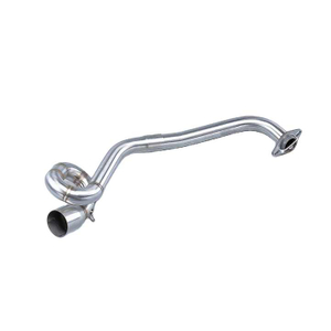 Yama NVX155 AEROX155 Sistem Knalpot Skuter Header Depan Slip Bundar 51Mm Knalpot Baja Bahan Baja Tahan Karat