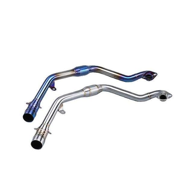 Hond MSX 125 MSX125 オートバイ排気システムフロントヘッダーリンク接続チューブステンレス鋼マフラーパイプ 2013-2018 箱入り