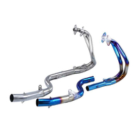 Kawasak Ninja 250/300 Z250/Z300 2008-2017 Ani Sistem de evacuare din oțel personalizat de evacuare față de mijloc cu adaptor de 51 mm