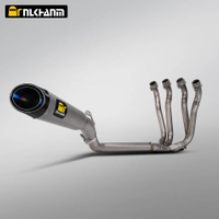 GSX-S1000 Full Titanium Alloy รถจักรยานยนต์ท่อไอเสียระบบสำหรับ SC โครงการ Escape Muffler วัสดุคาร์บอนสำหรับ Suzuki GSX-S1000