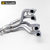 Kawasaki Ninja ZX-25R 2020-2023 Aloi Titanium Sistem Penuh Melarikan Diri Ekzos Motosikal 51mm Diubah Suai Peredam Pautan Tengah Depan