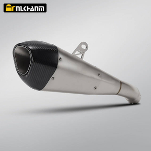 NlkHanm チタンハニカム鍛造オートバイエキゾーストキットスリップ