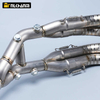 Mo S1000RR 2019-2024 S1000R 2021-2024 Whakaotia Motopaika Whakamutunga Pane Panui Korehu Titanium Alloy Mua Hononga Paipa Atanga 60mm