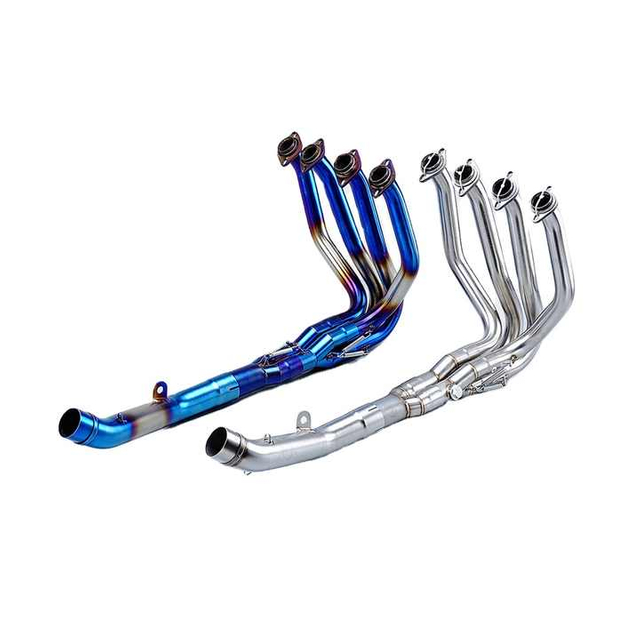 Kawasak Z750 Z800 Exhaust ফুল সিস্টেম রেসিং স্লিপ স্টেইনলেস স্টিল টিউব 51mm নতুন বক্সযুক্ত মোটরসাইকেল মাফলার ফ্রন্ট মিড পাইপ