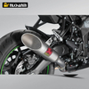 ZX-4R ZX-25R Modifikacija ispušnog sustava motocikla Srednji dio veze AK Honeycomb Carbon Fibre Escape prigušivač za Kawasak u kutiji