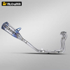 Modificaci&oacute;n del sistema de Escape para motocicleta GSX-R1000, aleaci&oacute;n de titanio, secci&oacute;n completa NH, doble salida, para SUZUK GSX-R1000