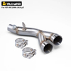 Silenziatore di scarico in acciaio inossidabile per Yama R6 YZF R6 2006-2021 Nuovo sistema di silenziatore di collegamento per tubo centrale da 51 mm Tubo di collegamento per moto