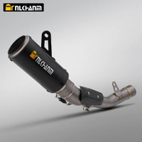Pengubahsuaian Sistem Ekzos Motosikal ZX6R untuk Projek SC Aloi Titanium Penuh 2024-2025 Kawasaki ZX6R ZX-6R Kotak Gentian Karbon