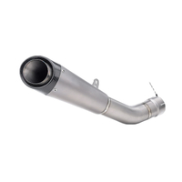 Per Zx10r ZX-10R scarico moto modificato silenziatore in lega di titanio integrato coda centrale con punta in carbonio Connect Original