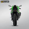 Modyfikacja układu wydechowego motocykla ZX-6R z tłumikiem AK Escape z wł&oacute;kna węglowego ze stali nierdzewnej dla Kawasak ZX-6R