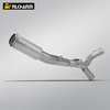 Project CR-T Titaniumlegering Racing SC-uitlaat slip-on-line voor YAMAHA YZF R1 MT10 2015-2024