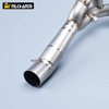 Mo S1000RR 2019-2024 S1000R 2021-2024 Whakaotia Motopaika Whakamutunga Pane Panui Korehu Titanium Alloy Mua Hononga Paipa Atanga 60mm