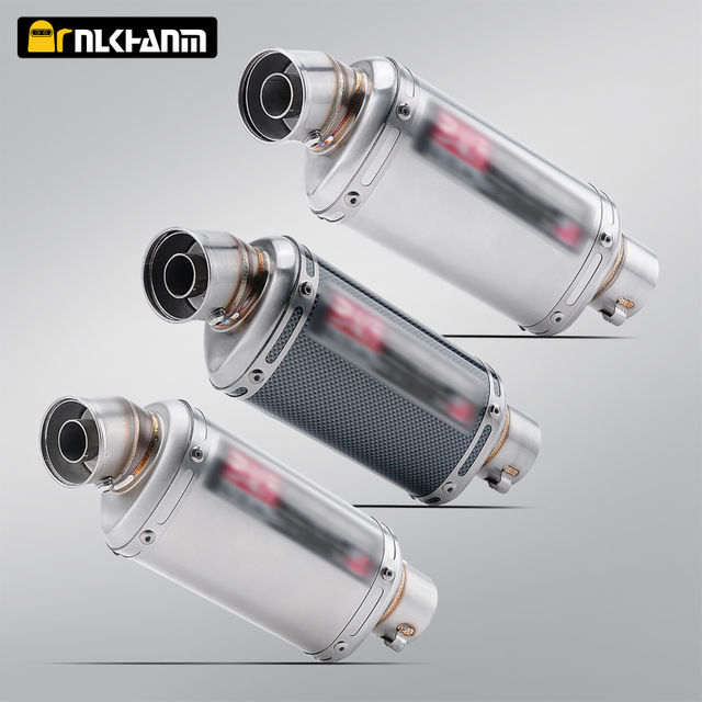 범용 51mm 오토바이 배기 머플러 요시무라 175 긴 탈출 탄소 섬유 Er6n Sv650 R1 Cb650f Cb1000r Cbr250r F850 Z900