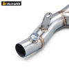 Silenziatore di scarico in acciaio inossidabile per Yama R6 YZF R6 2006-2021 Nuovo sistema di silenziatore di collegamento per tubo centrale da 51 mm Tubo di collegamento per moto
