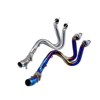 Syst&egrave;me d'&eacute;chappement furtif pour Kawasak ER6N Versys 650 Z650 Ninja 650, connexion centrale avant, capteur de glissement, tuyau de liaison 2012 – 2019
