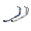 2017-2022 Ninja400 Z400 Titanium Alloy Fuld Motorcykel Racing Line Udst&oslash;dningssystem 51mm Position Pipe Link Pipe Ny tilstand
