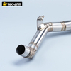 Novum 51mm Ferro Labi-De Motorcycle Exhaurienda Effugere Plena Ratio Muffler Header Front Link Pipe Compatible Z900 A2 35KW 70KW