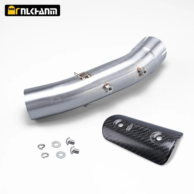 Vir KTM 390 Duke RC390 ADV 2020-2021 Motorfiets Uitlaatstelsel Modifikasie Nuwe 51mm middelste buis skakelpyp