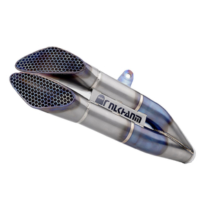 NlkHanm Titanium Alloy Honeycomb σφυρήλατο κιτ εξάτμισης μοτοσικλέτας ολίσθηση στο Racing Line Escape Moto Τροποποιημένο για Kawasaki Z900
