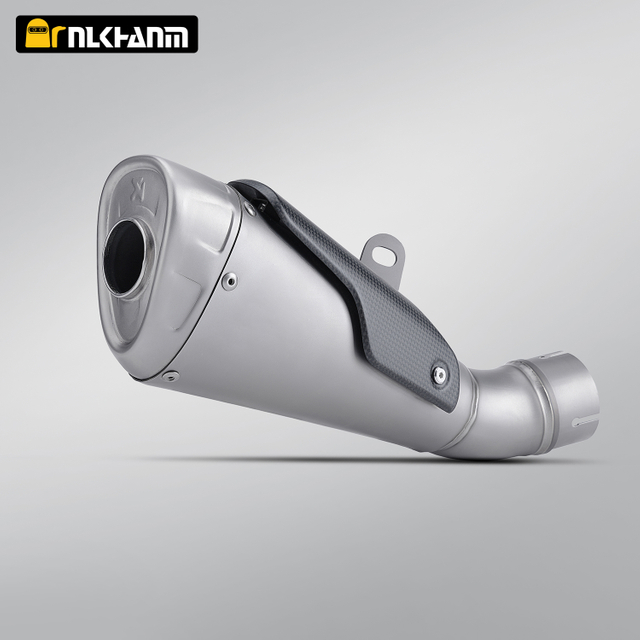 Motorfiets uitlaat AK Gemodifiseerde Volle Titanium Allooi Heuningkoek Demper pyp Oorspronklike koppelvlak vir Aprilia RSV4 RS V4 2015-2024