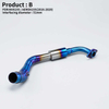 Yama Aerox155 NVX155 NVX125 Aerox 155 NVX 155 125 Motorfiets Uitlaat Escape Nuwe 51MM Staal Demper Gemodifiseerde Voorskakel Pyp