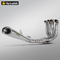 NlkHanm Titanyum Alaşımlı Tam B&ouml;l&uuml;m Egzoz Sistemi Ninja H2 H2R 2015-2025 Motosiklet Durumunda Yeni Kutu Paketli