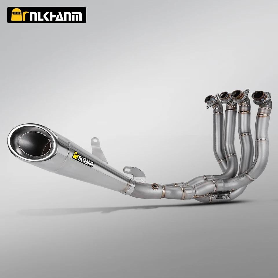 NlkHanm Sistema di scarico a sezione completa in lega di titanio per motociclette Ninja H2 H2R 2015-2025 Condizioni nuove, imballate