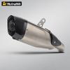Sistema de Escape para motocicleta ZX-4R, silenciador de Escape de fibra de carbono con hoja AK para Kawasak ZX-4R, aleaci&oacute;n de acero inoxidable
