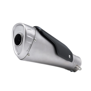 Hana V4 AK 60mm Titanium Alloy me ka Carbon Fiber Insulation Board Moʻa Moʻa Hoʻopau Pūnaehana Muffler no ka Hana V4