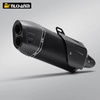 51mm Sistema di Scarico Moto Doppia Uscita di Fuga AK Modificato Silenziatore Pannello Isolante R1250GS Z900 DL1050 Nuovo Imballaggio in Scatola