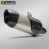 51mm Sistema di Scarico Moto Doppia Uscita di Fuga AK Modificato Silenziatore Pannello Isolante R1250GS Z900 DL1050 Nuovo Imballaggio in Scatola