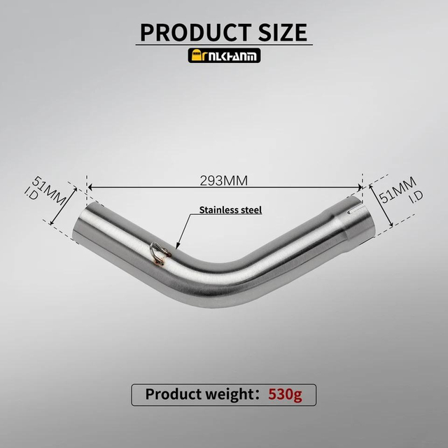 Sửa đổi hệ thống ống xả xe m&aacute;y Ninja Z1000 2019-2024 với ống li&ecirc;n kết giữa 51mm mới