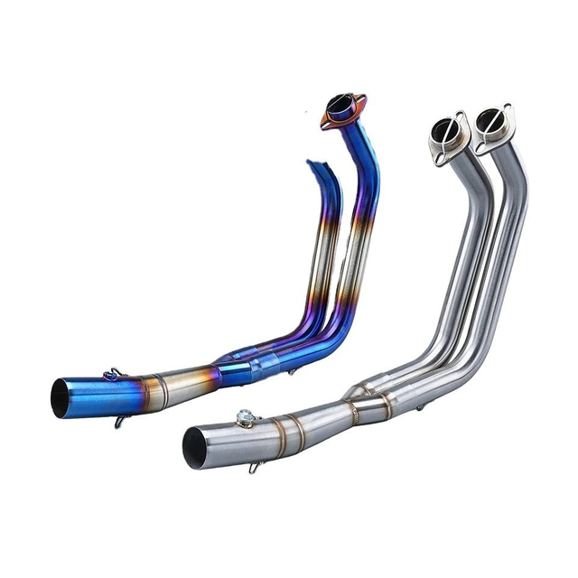 Leo TOC Modified Front Pipe DB Killer Silencer vir Kawasaki Vulcan S650 650s 650 S VN650 Pit Bike Nuwe Motorfiets Uitlaat