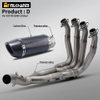 Yama R6 2006-2016 Titanium Aloi Bahagian Penuh Sistem Ekzos Motosikal R6 SC Melarikan Diri Pengubahsuaian Muffler