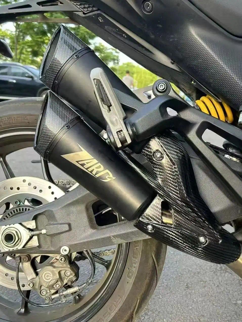mototsikl egzoz trubkasidan kuyishlar