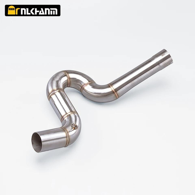 Жаңа 2016-2018 Benelli TRK502 TRK 502 тот баспайтын болаттан жасалған жарысты өшіргіш 51 мм адаптері бар шұңқырлы велосипедтерге арналған шығару құбыры