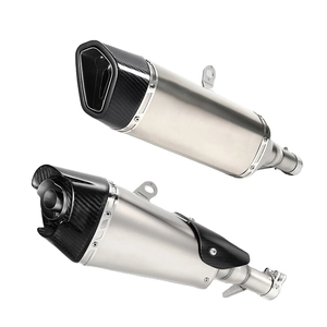 Originalt header Tube Connect Modificeret Motorcykel Udst&oslash;dning ADV750 NSS750 XADV750 Ny Steel Tail Link Pipe Lydd&aelig;mper 51mm Adapter