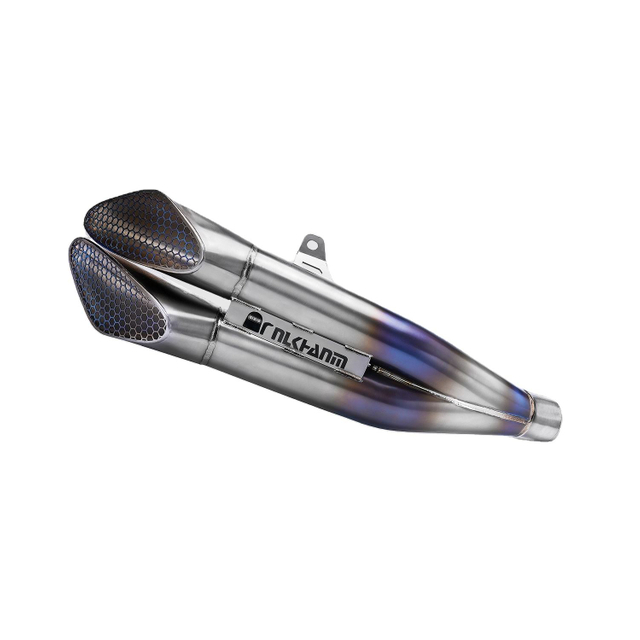 NlkHanm Titanium Honeycomb Impimbano Yamapikipiki Yuzuye Igikoresho cyanyerera kumurongo wa Kawasaki ZX-4R ZX4R Zx4rr ZX25R Zx25rr